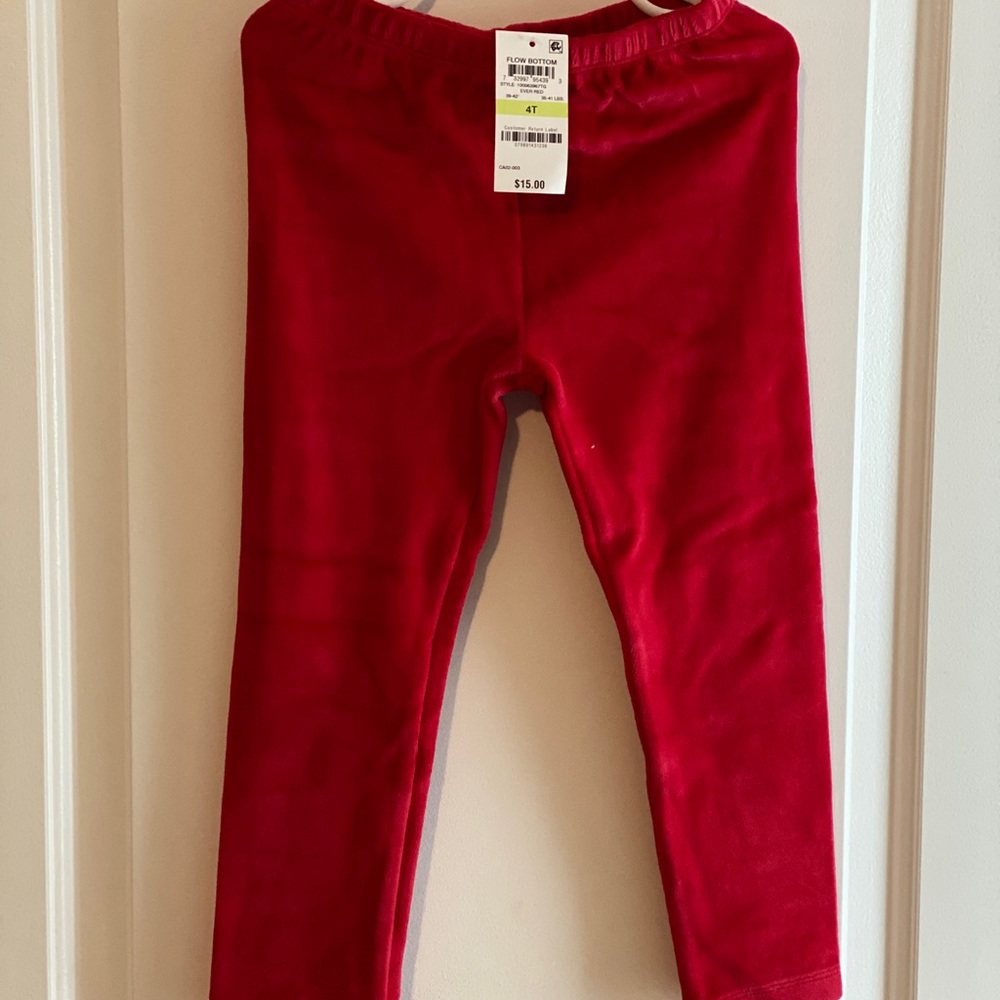 First Impressions 4T red leggings